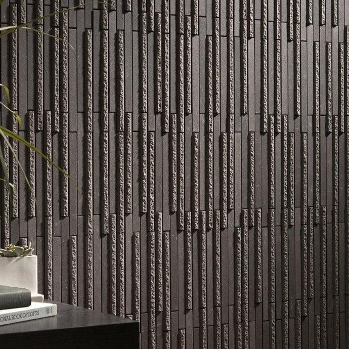 Japanese ceramic wall tiles Ombre Sample in Beige from Mittsu Japanese Tiles