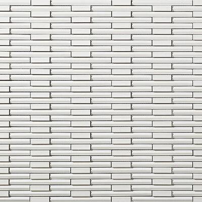 Japanese ceramic wall tiles Rhythmic II in White from Mittsu Japanese Tiles