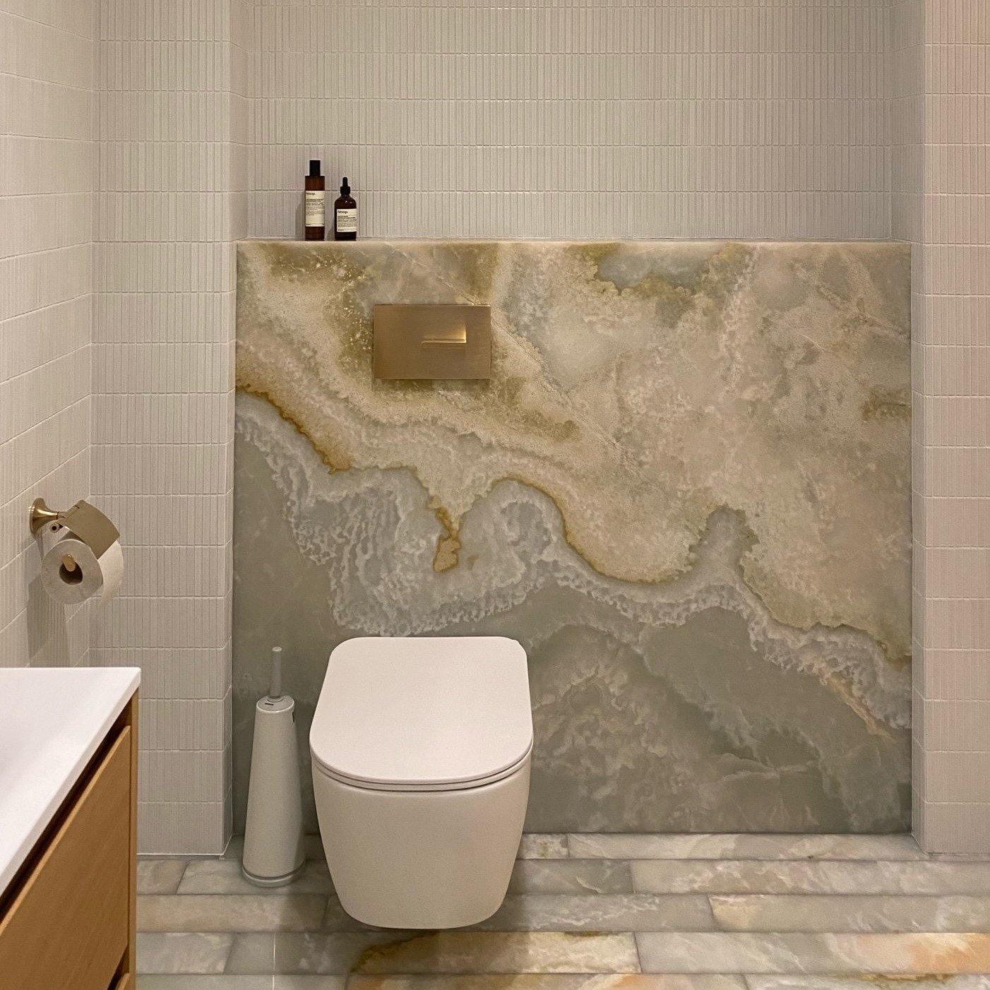 Japanese ceramic wall tiles Yohen in Dark Blue Mix from Mittsu Japanese Tiles