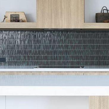 Japanese ceramic wall tiles Yohen Sample in Dark Blue Mix from Mittsu Japanese Tiles