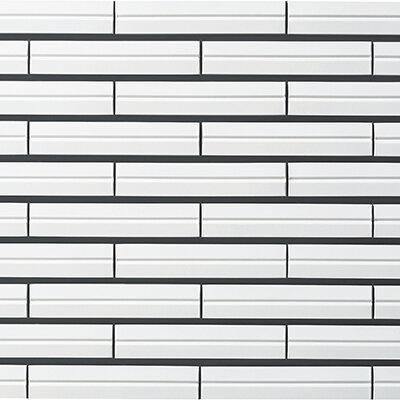 Japanese ceramic wall tiles Yumon in White from Mittsu Japanese Tiles