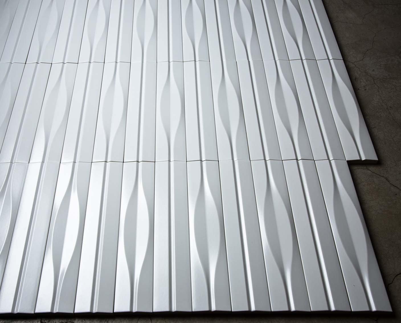 Japanese ceramic wall tiles Yumon in Black from Mittsu Japanese Tiles