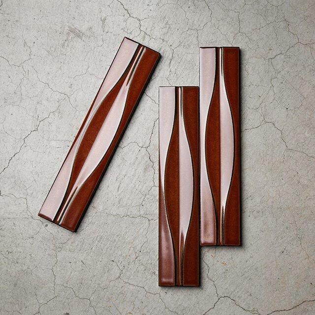 Japanese ceramic wall tiles Yumon in Black from Mittsu Japanese Tiles