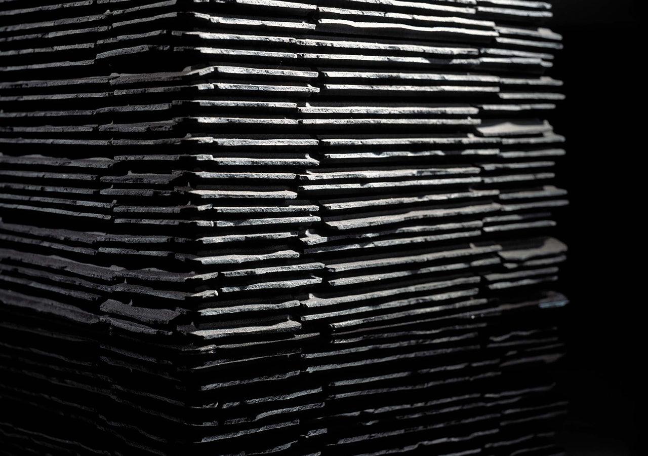 Unglazed Tile - Mittsu - Japanese Tiles