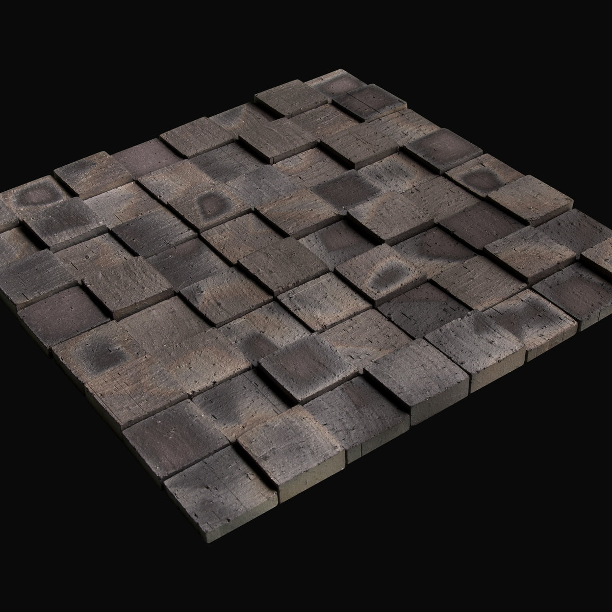 Koyo Ibushi Arare Large Japanese porcelain wall tile – Mittsu Japanese Tiles