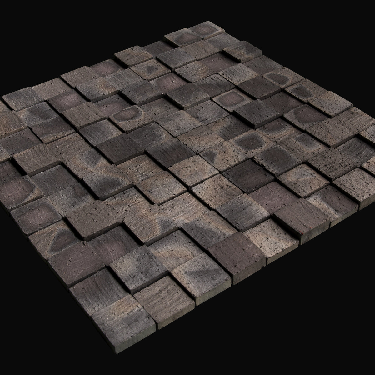 Koyo Ibushi Arare Middle Japanese porcelain wall tile – Mittsu Japanese Tiles