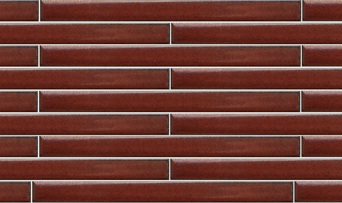 Arcaico Japanese porcelain wall tile in Reddish Brown – Mittsu Japanese Tiles