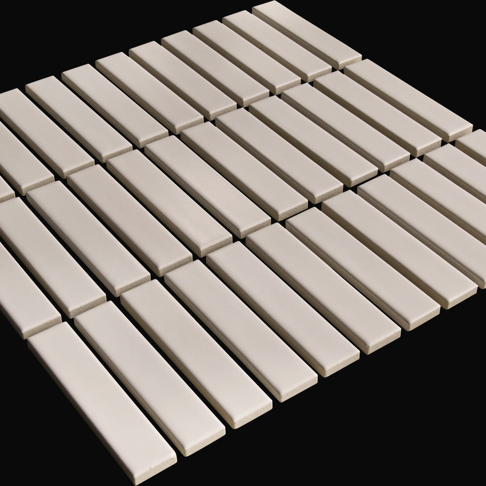 Kogarana Japanese porcelain wall tile in Matt White – Mittsu Japanese Tiles