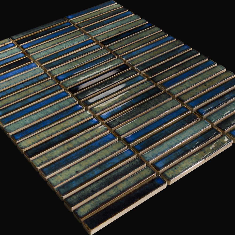 Kujaku - Japanese Porcelain Wall Tile