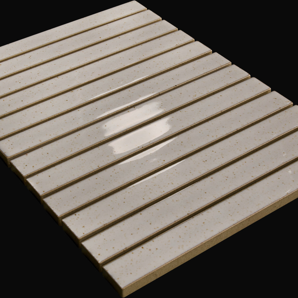 Nagi Japanese porcelain wall tile in White – Mittsu Japanese Tiles
