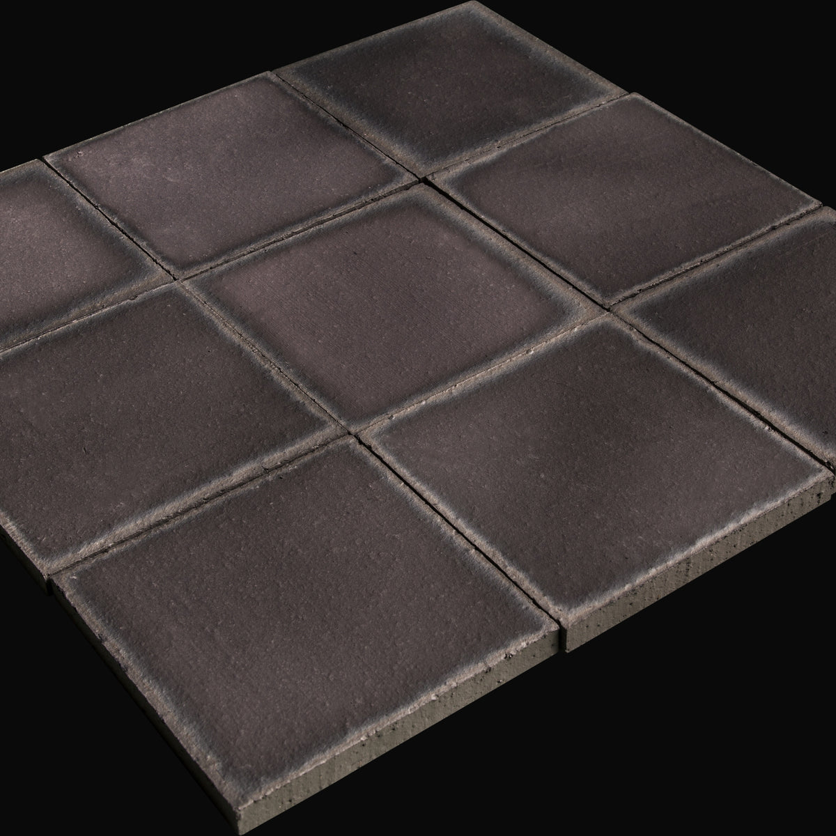 Koyo Ibushi Square 100mm Japanese porcelain wall tile – Mittsu Japanese Tiles