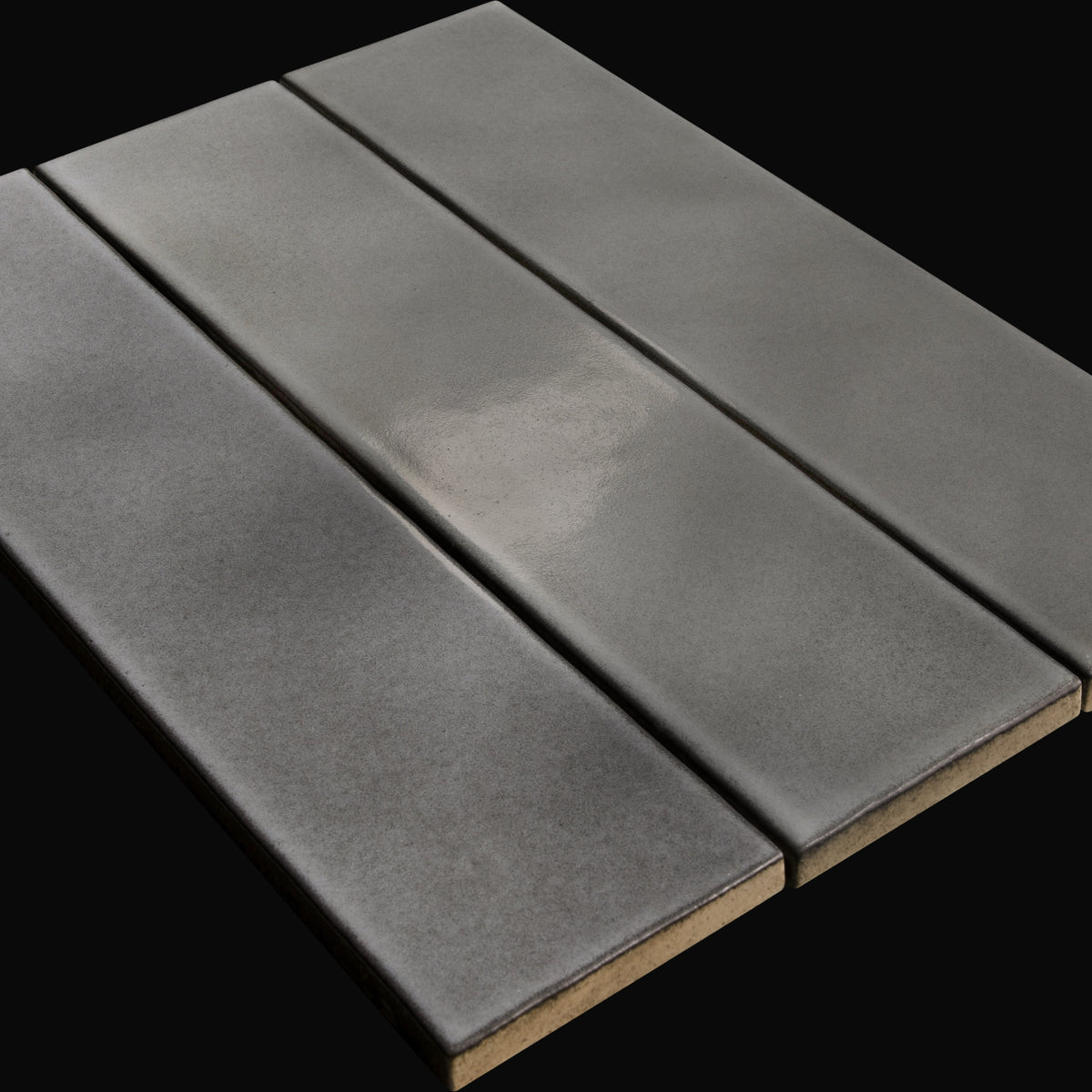 Unari Flat Japanese ceramic wall tile in Moonstone – Mittsu Japanese Tiles