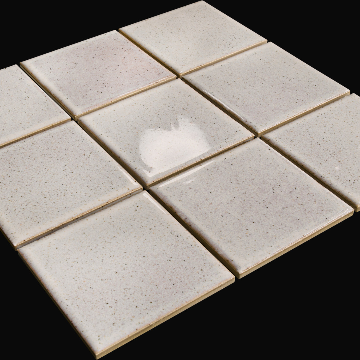 Yuki Square Sample - Japanese Porcelain Wall Tile