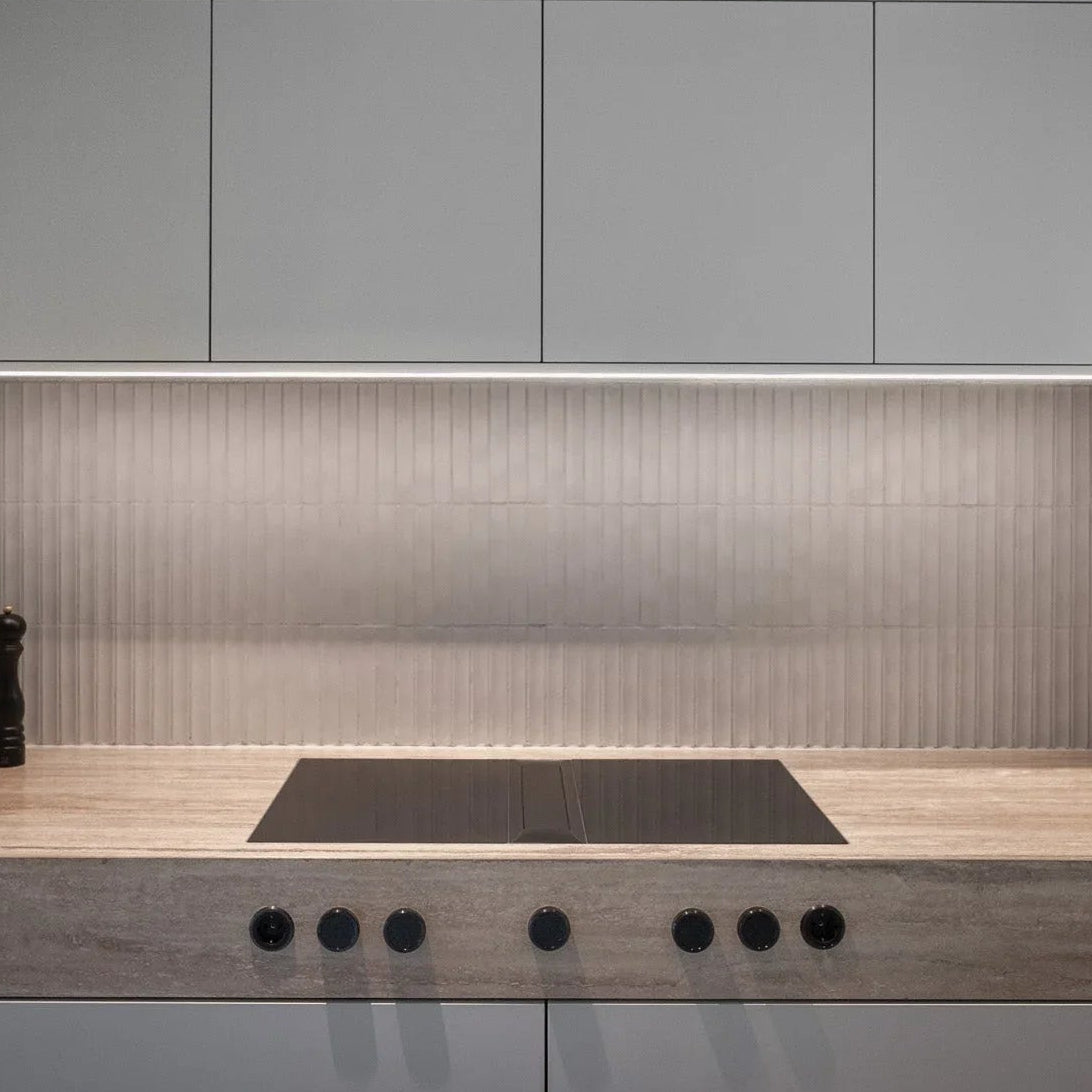 Japanese ceramic wall tiles Ka - Bu in Ibushi Black from Mittsu Japanese Tiles