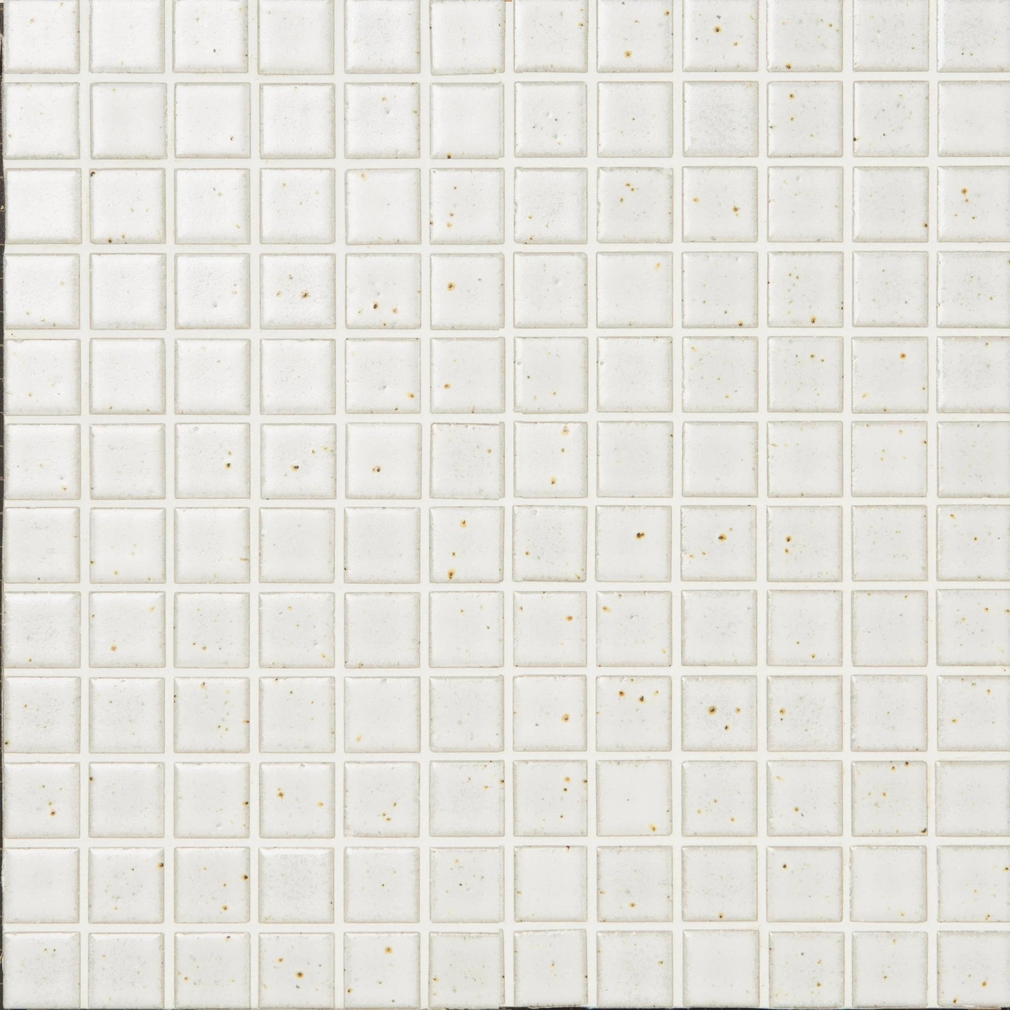 Japanese ceramic wall tiles Kaji Ko Sample in Powder White from Mittsu Japanese Tiles