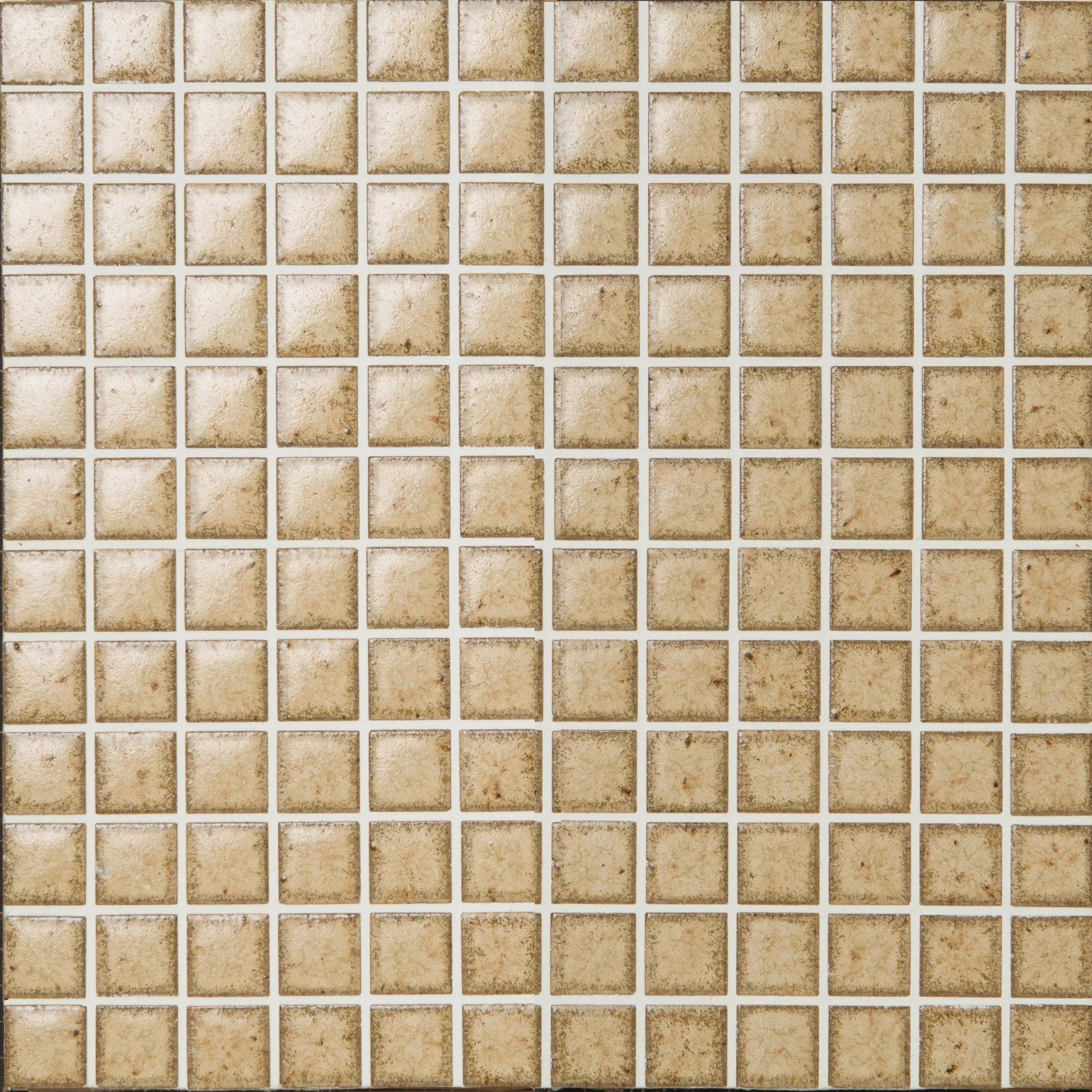 Japanese ceramic wall tiles Kaji Ko Sample in Oat from Mittsu Japanese Tiles