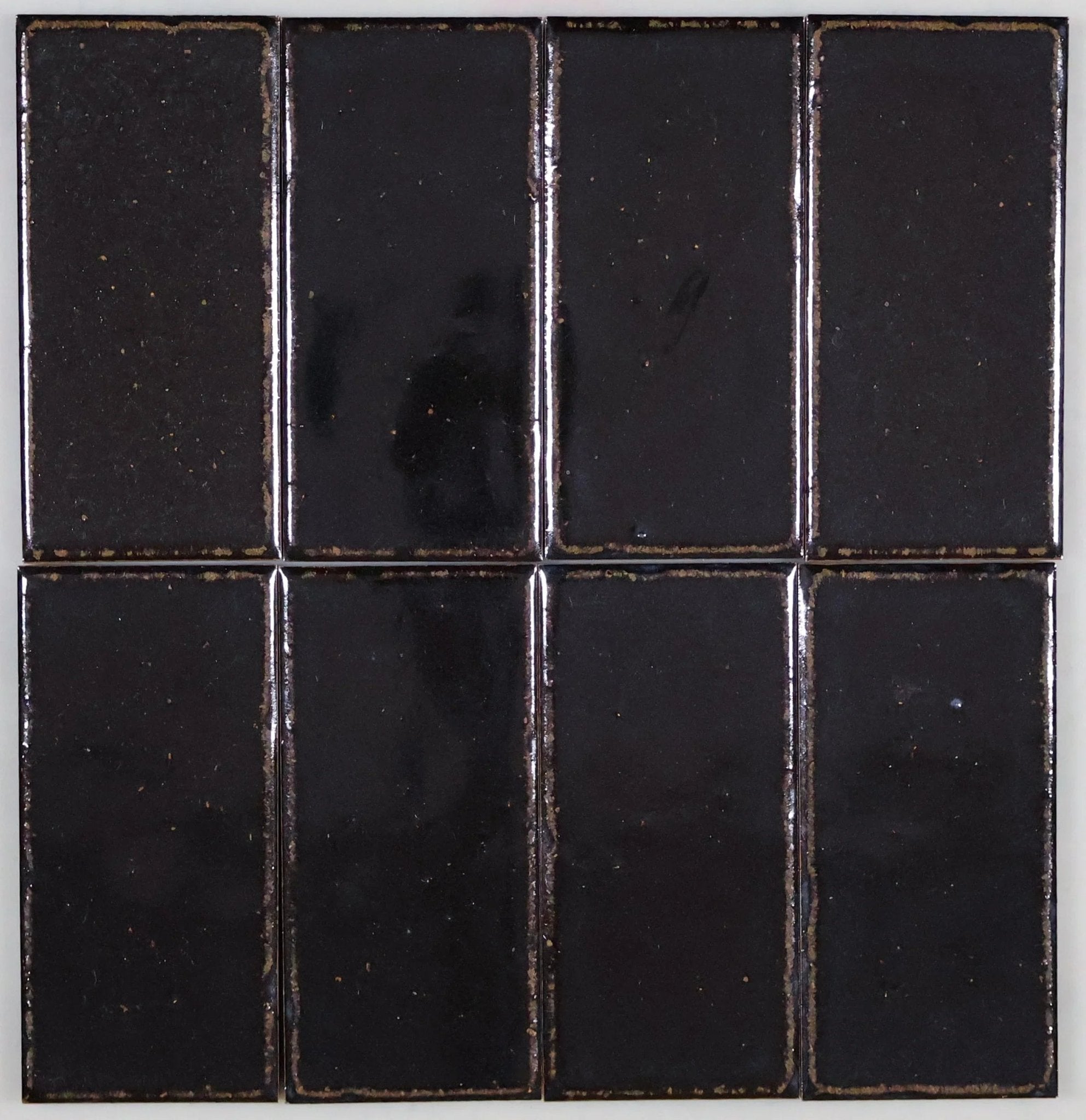 Japanese ceramic wall tiles Kaji Kukei in Taupe from Mittsu Japanese Tiles