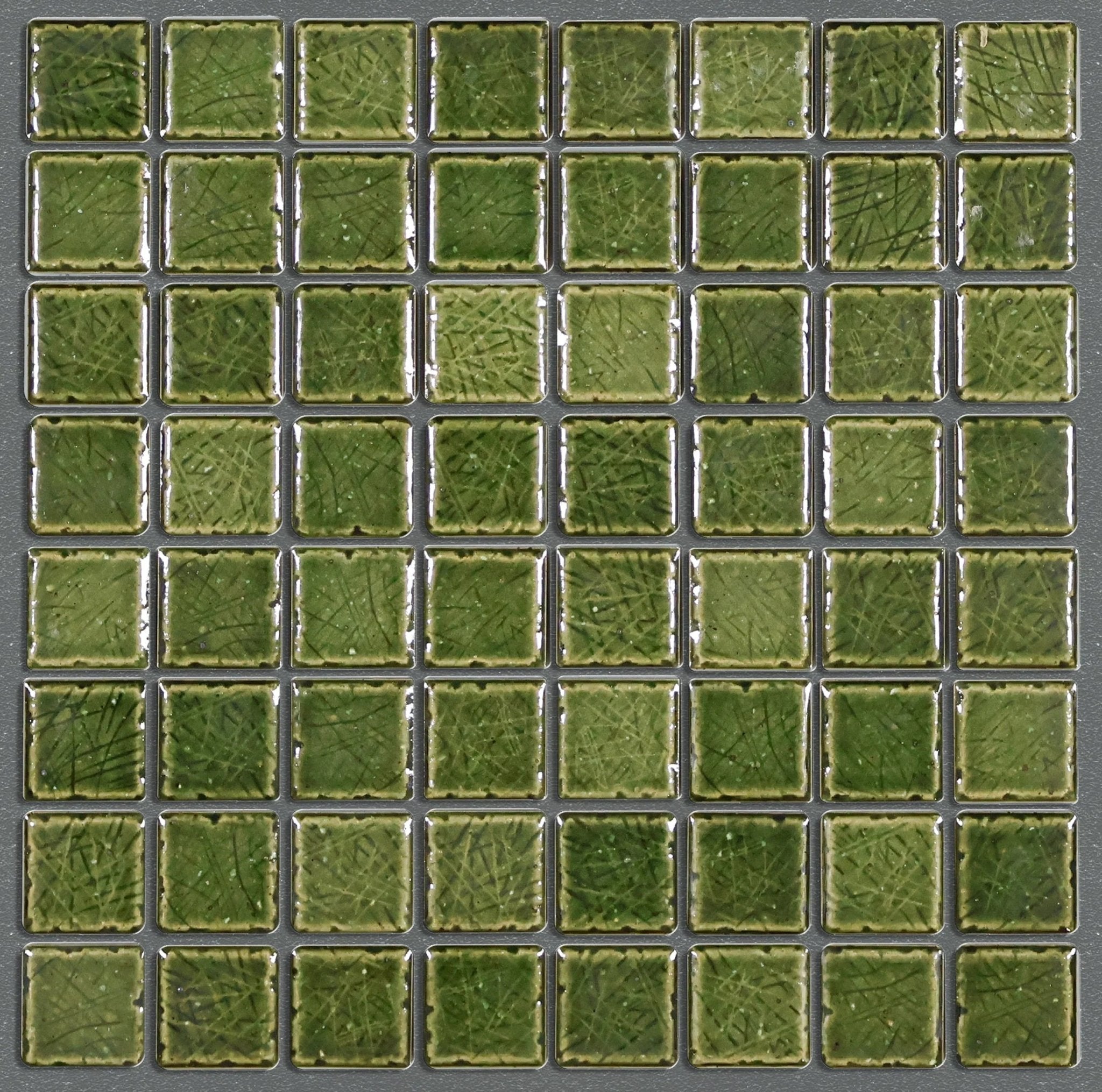 Japanese ceramic wall tiles Kaji Naka in Wrought Iron from Mittsu Japanese Tiles