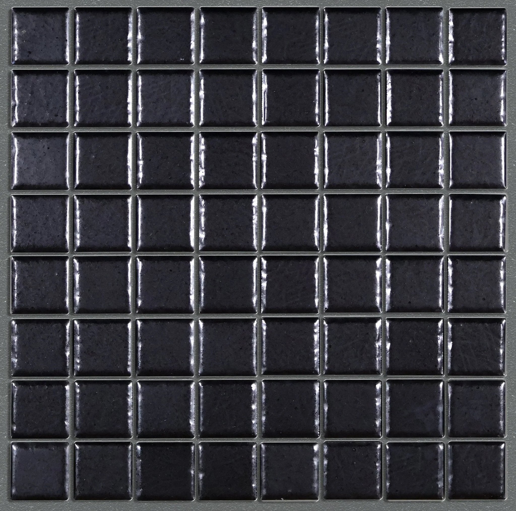 Japanese ceramic wall tiles Kaji Naka in Wrought Iron from Mittsu Japanese Tiles