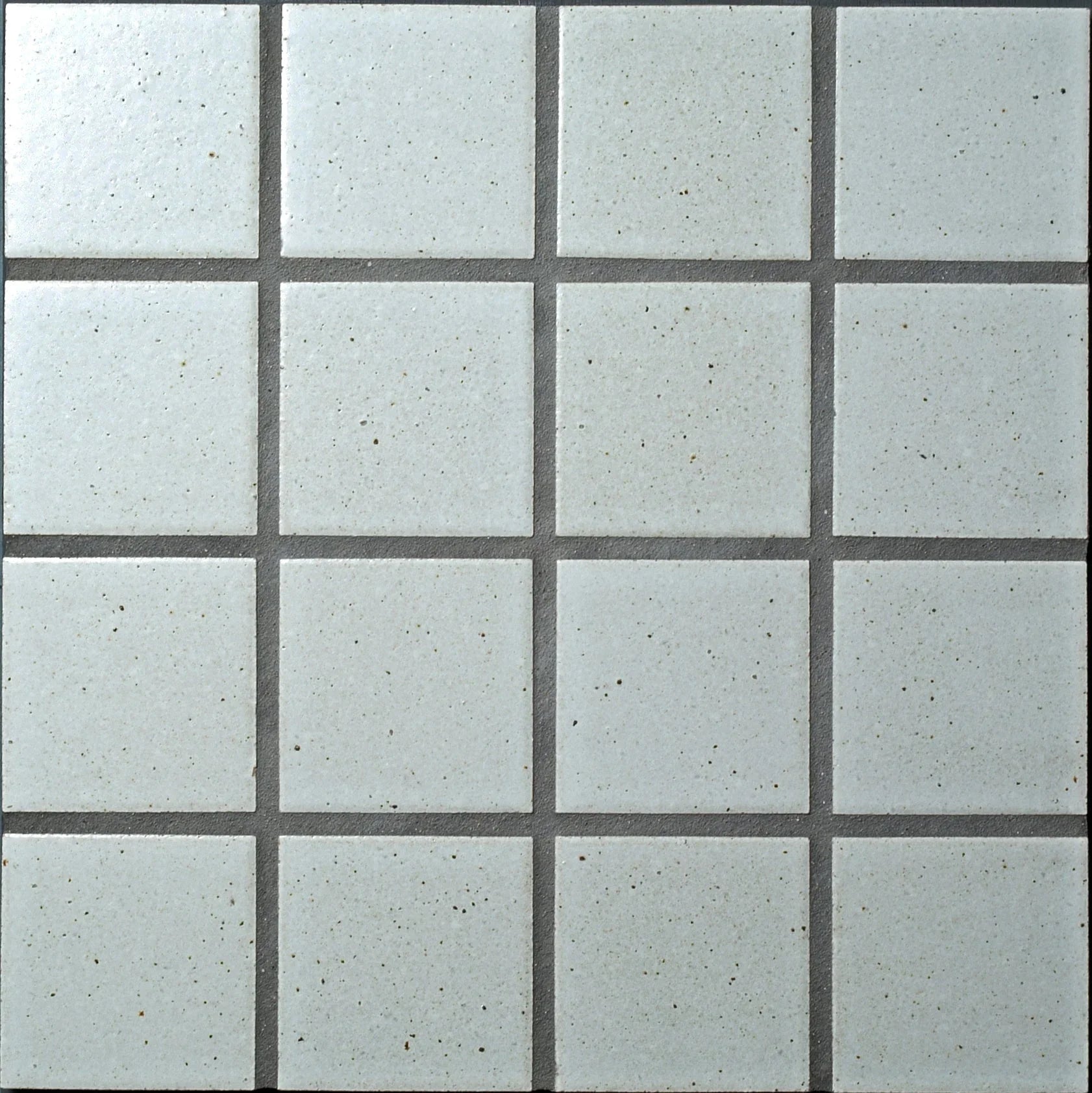 Japanese ceramic wall tiles Kaji Oki Sample in Broken White from Mittsu Japanese Tiles
