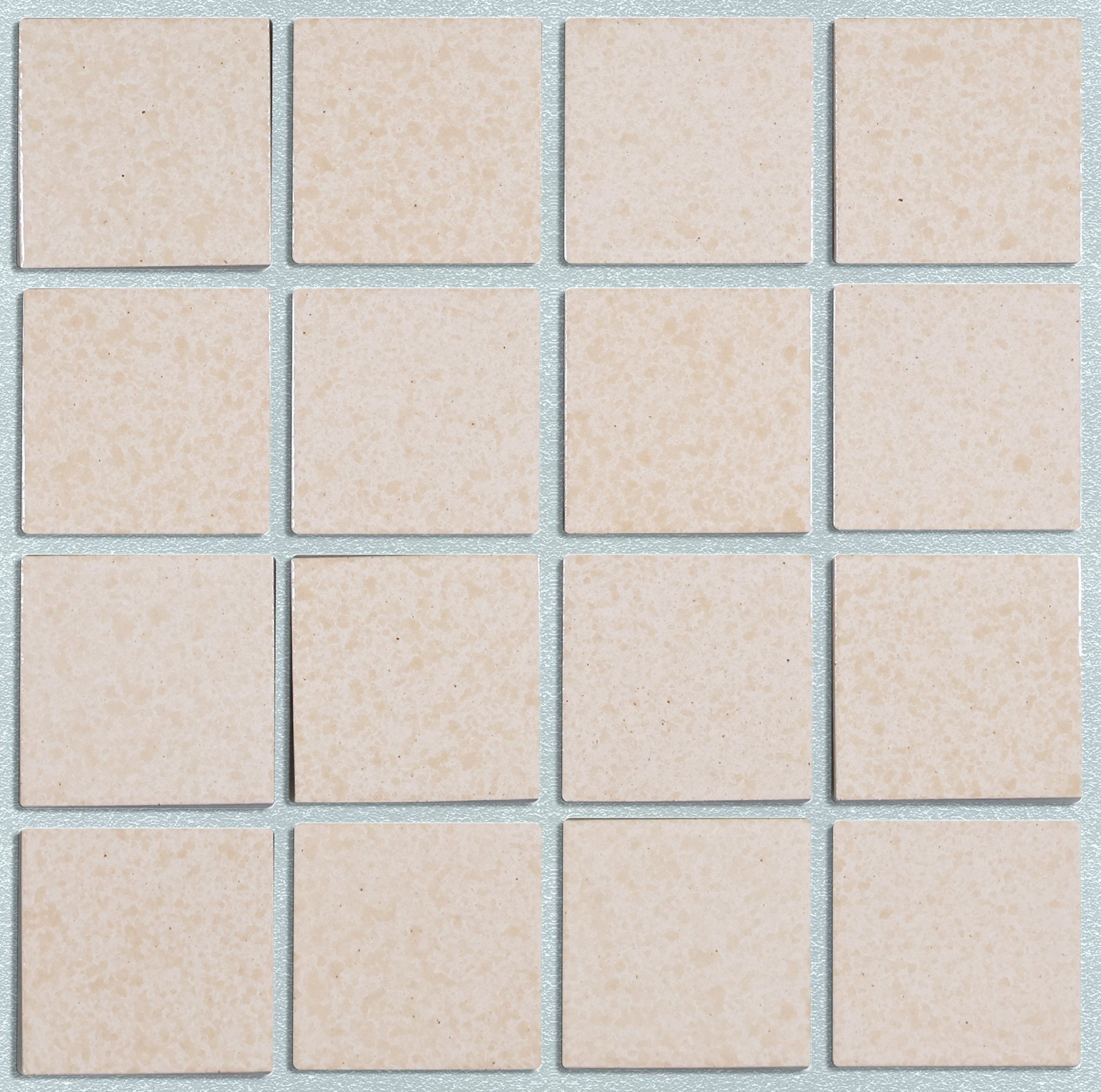 Japanese ceramic wall tiles Kaji Oki Sample in Vanilla from Mittsu Japanese Tiles