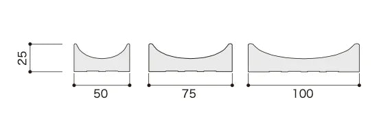 Japanese ceramic wall tiles Kenzan No. 802 in White from Mittsu Japanese Tiles