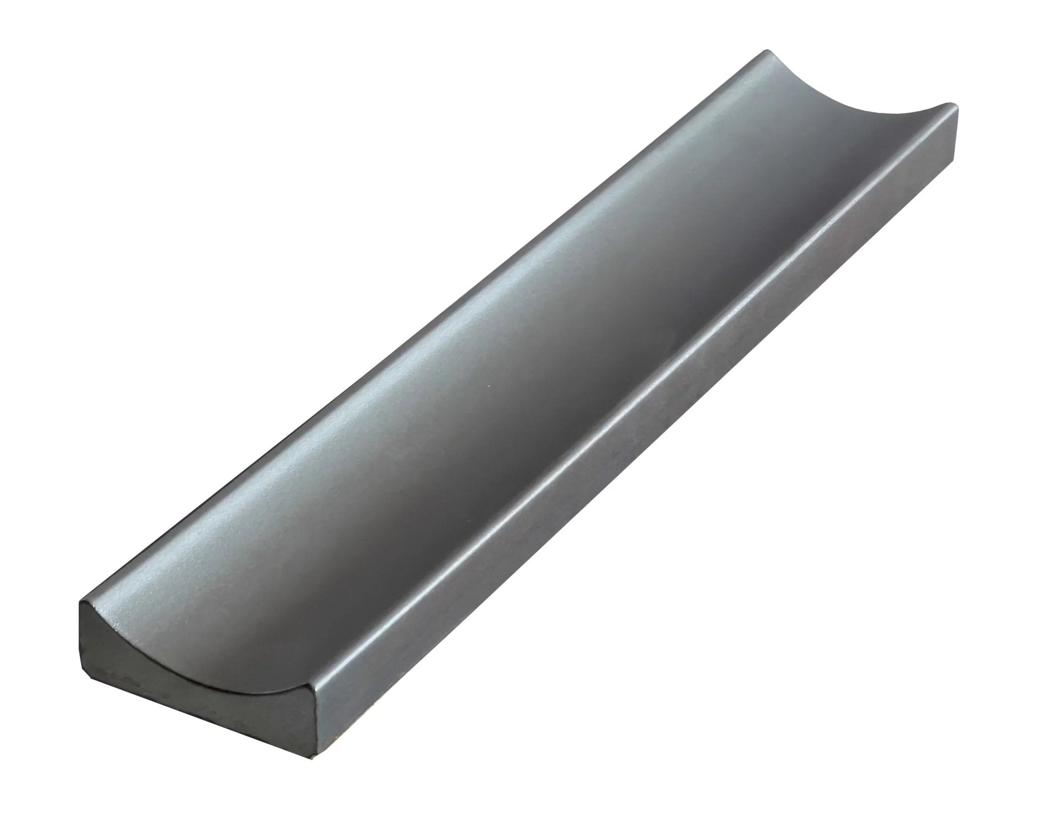 Japanese ceramic wall tiles Kenzan No. 802 Sample in Greyish Black from Mittsu Japanese Tiles