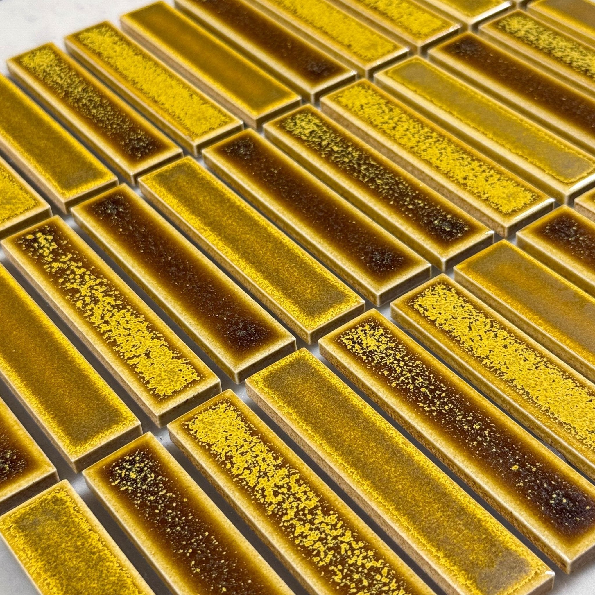 Kogarana Japanese tile in Black Lava by Mittsu Japanese Tiles