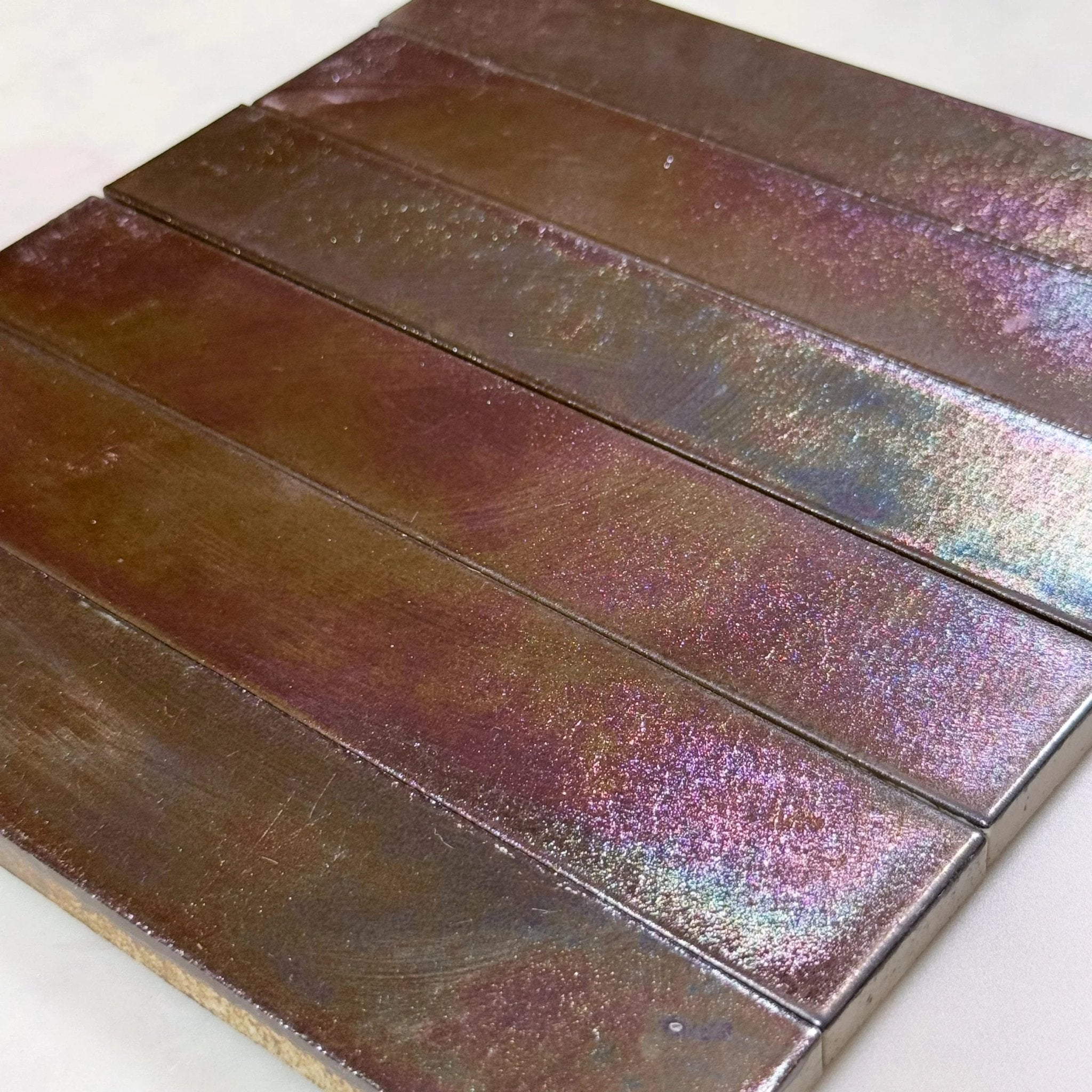 Japanese ceramic wall tiles Kohsai Sample in Aurora from Mittsu Japanese Tiles