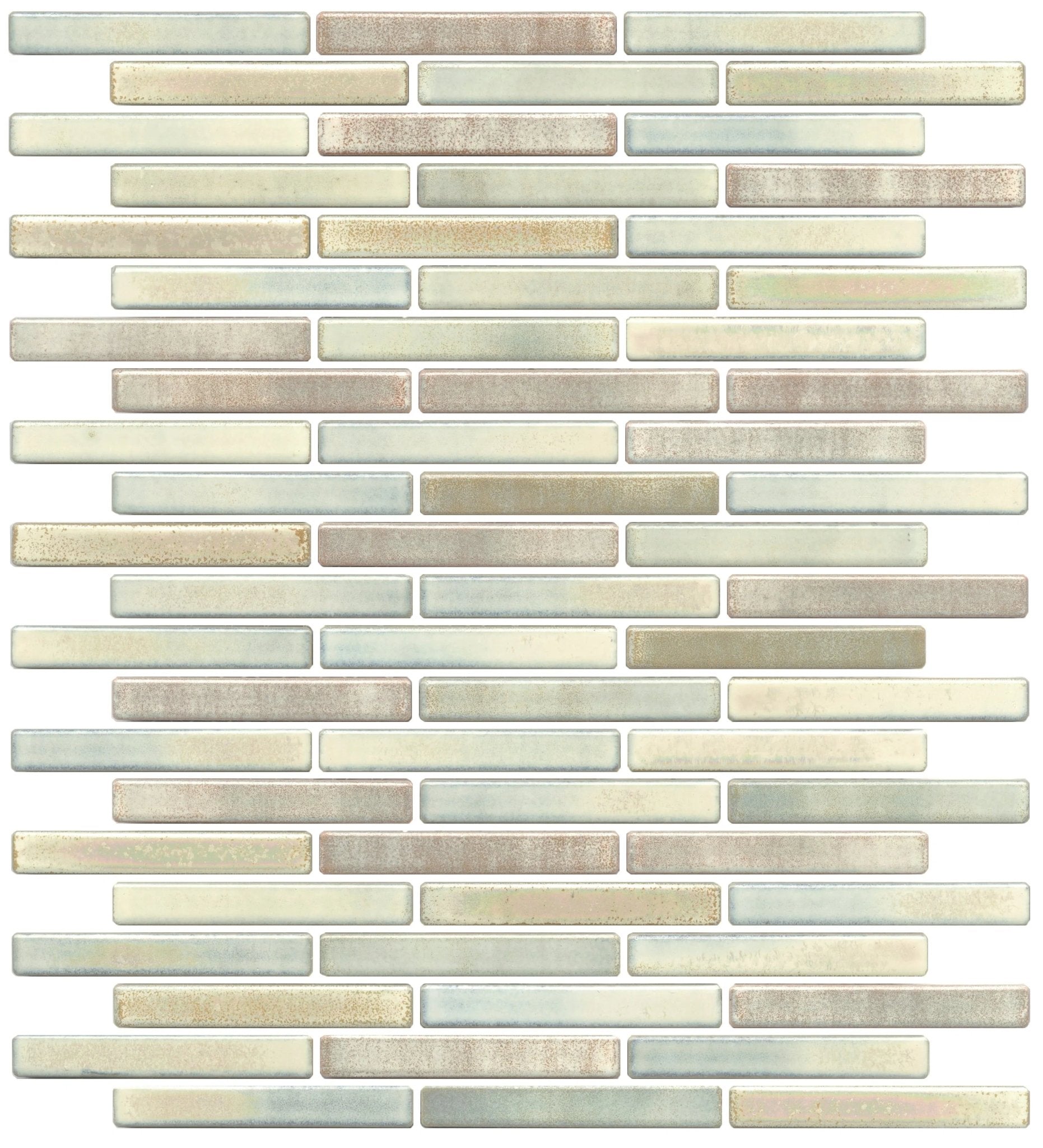 Japanese ceramic wall tiles Kujaku Sample in Mimata from Mittsu Japanese Tiles