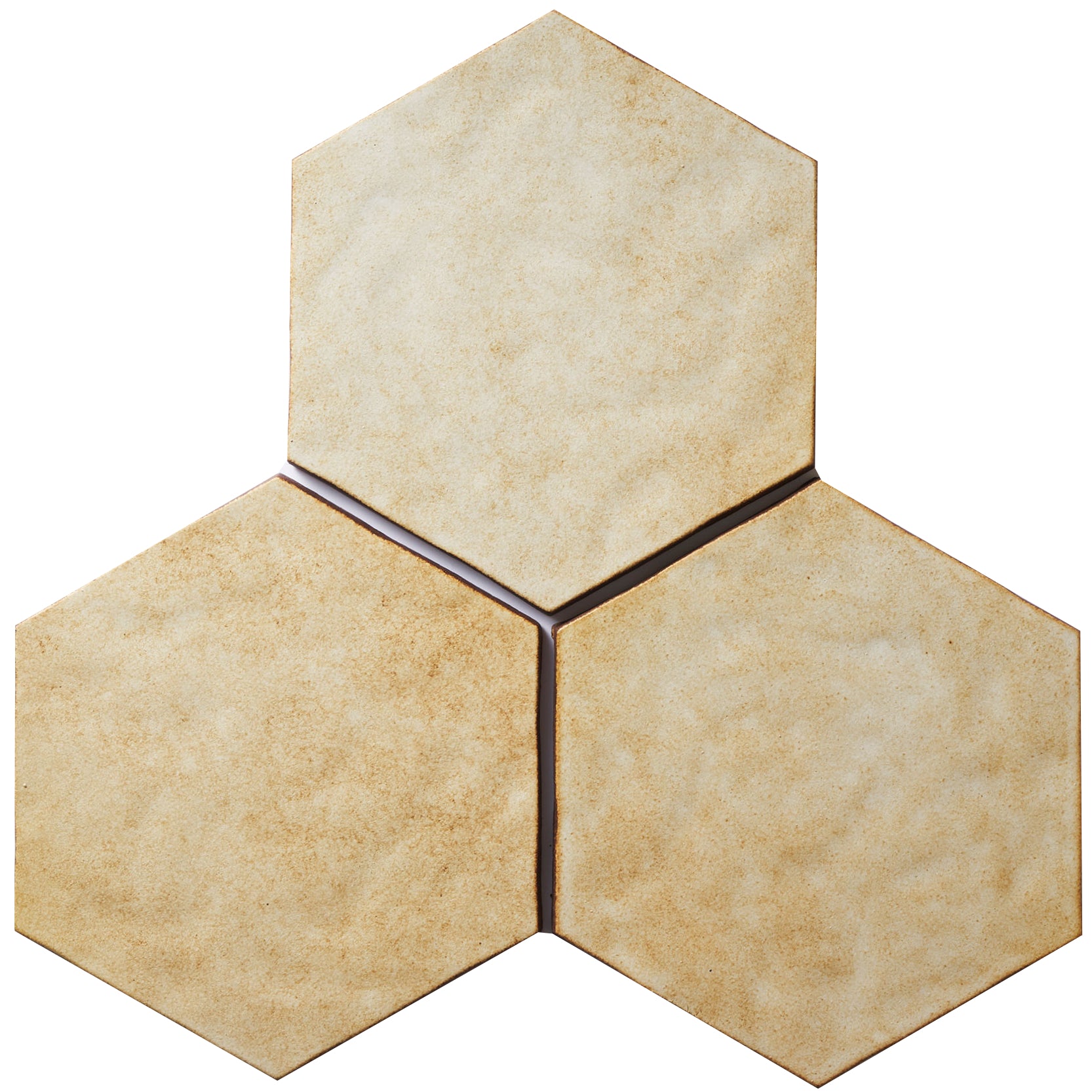 Japanese ceramic wall tiles Daichi Sample in Ivory from Mittsu Japanese Tiles