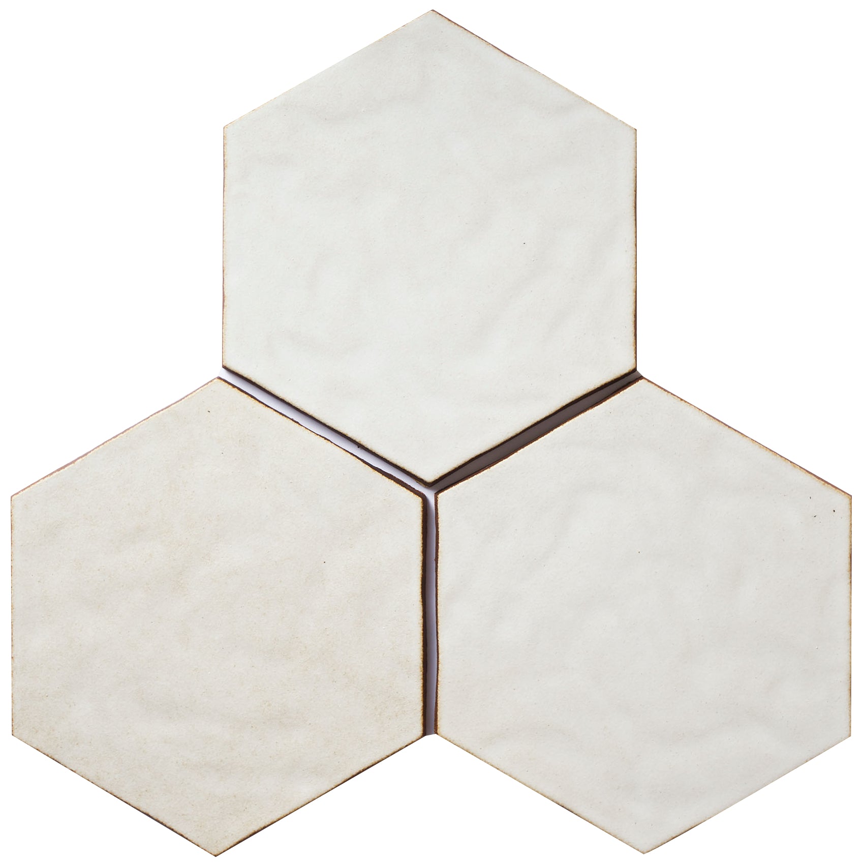 Japanese ceramic wall tiles Daichi Sample in Snow from Mittsu Japanese Tiles