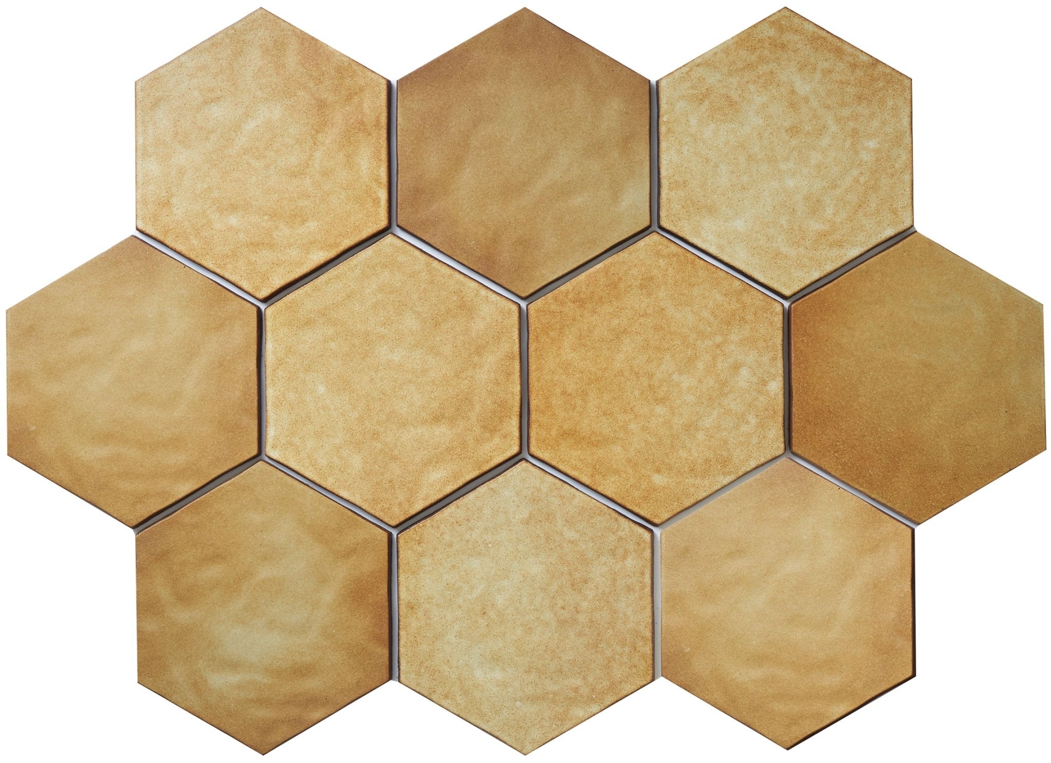 Japanese ceramic wall tiles Daichi Sample in Terracotta from Mittsu Japanese Tiles