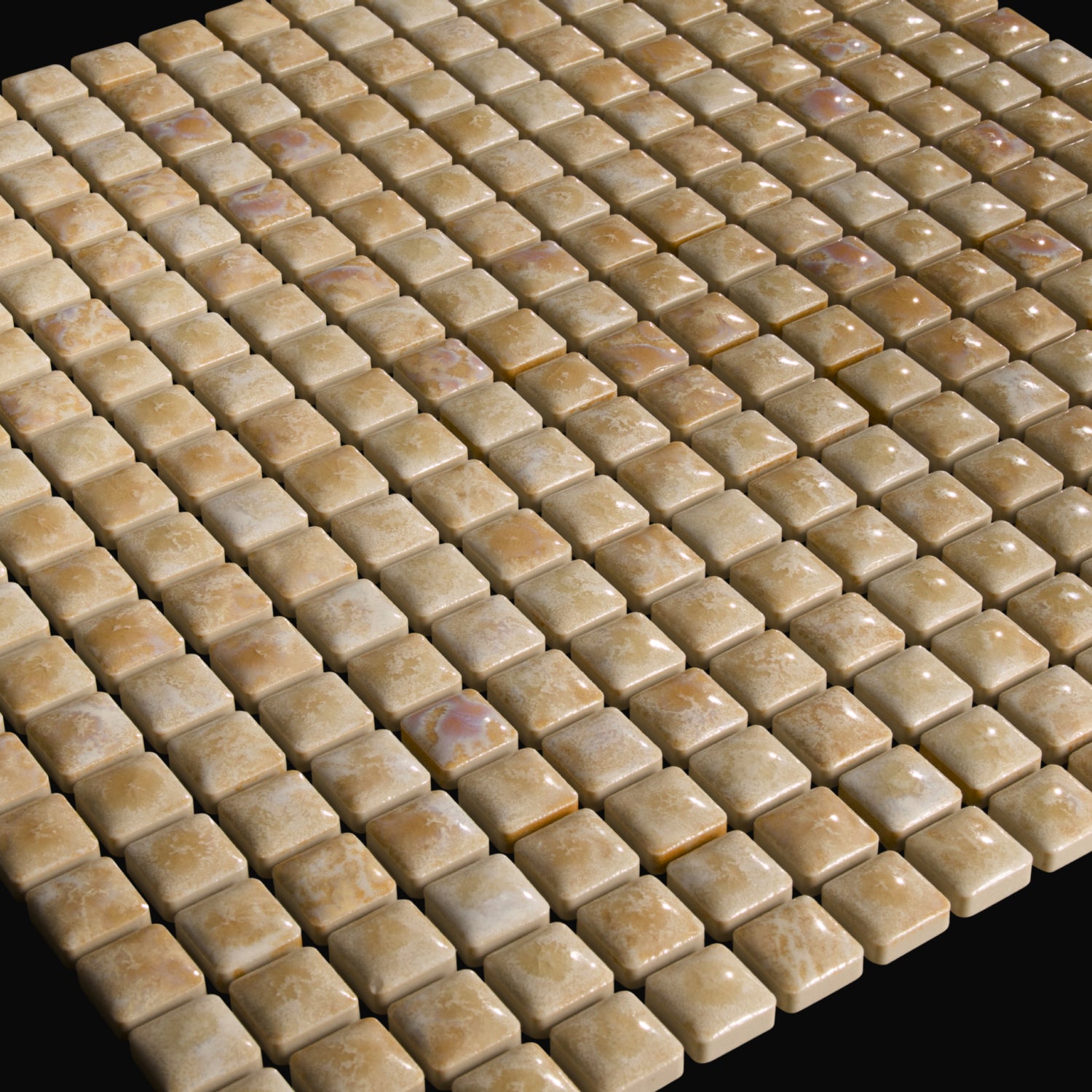 Japanese ceramic wall tiles Komasu Sample in Willow Mist from Mittsu Japanese Tiles