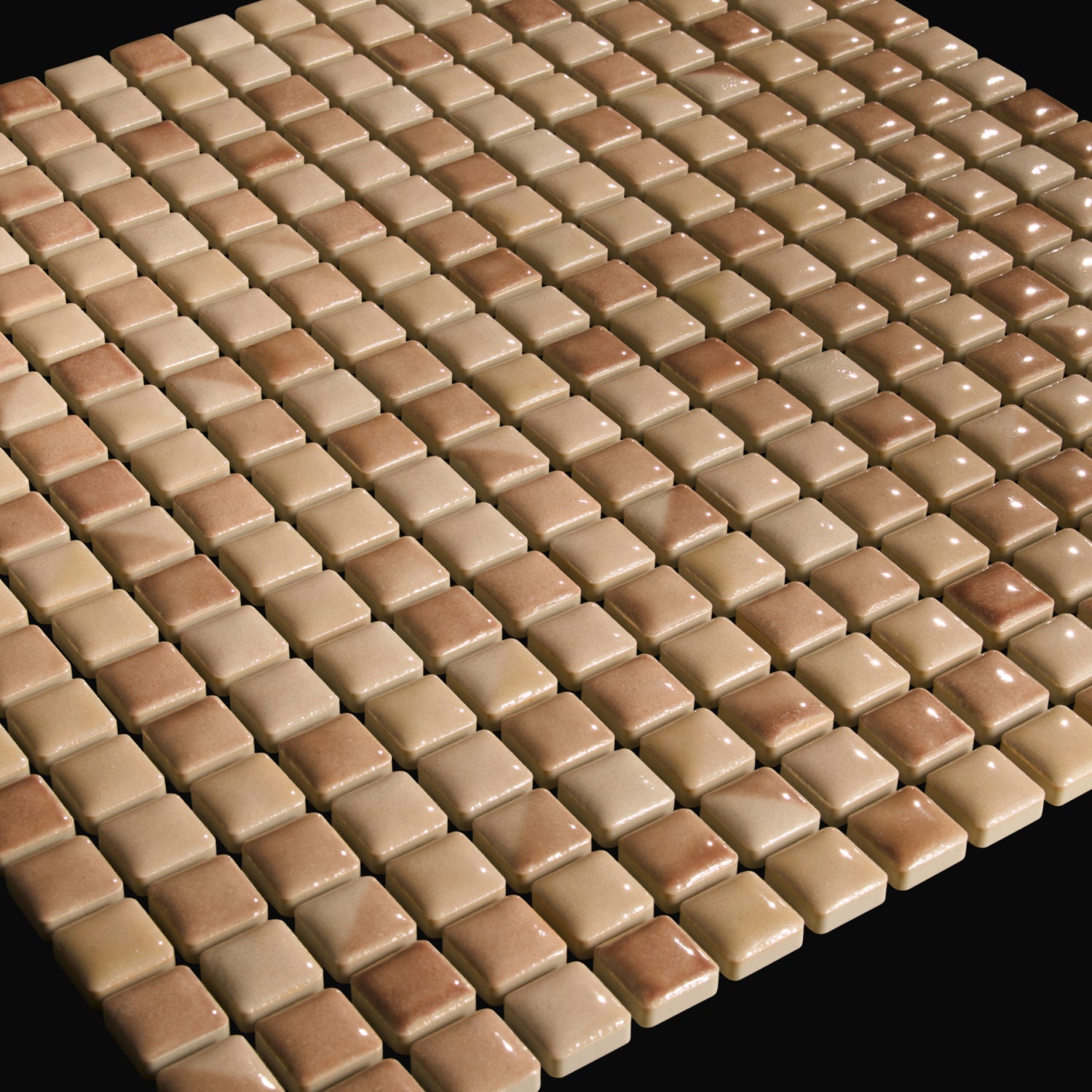 Japanese ceramic wall tiles Komasu Sample in Sage Linen from Mittsu Japanese Tiles