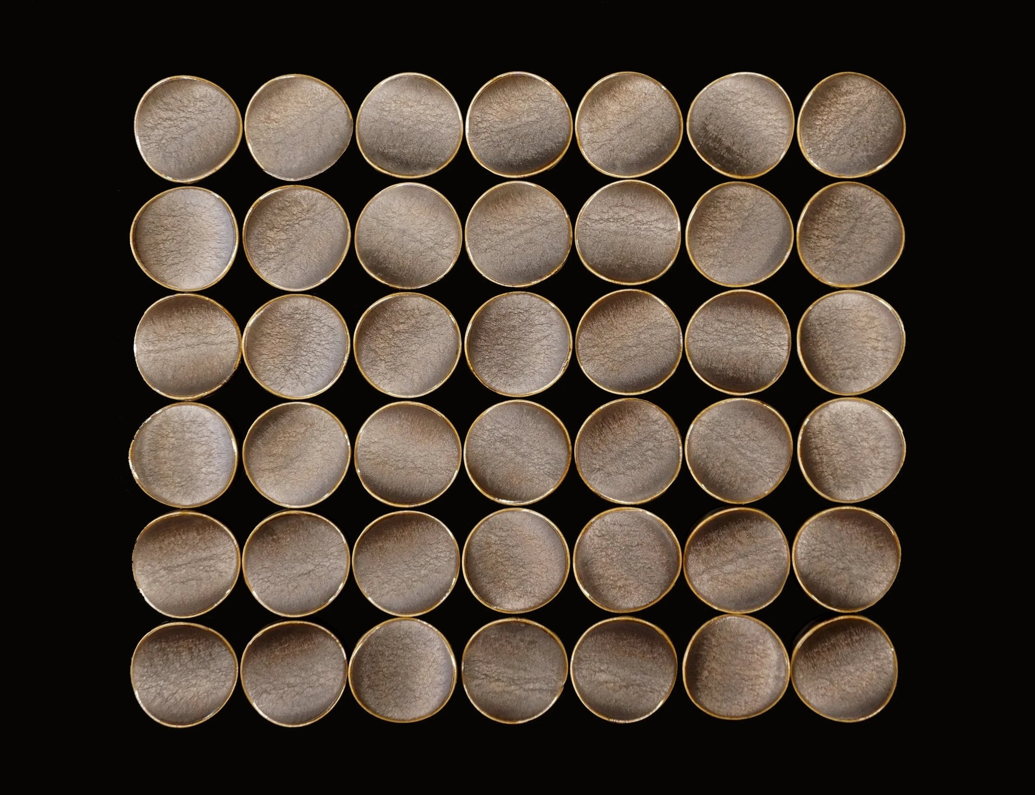 Japanese ceramic wall tiles Moon Sample in White Glaze from Mittsu Japanese Tiles