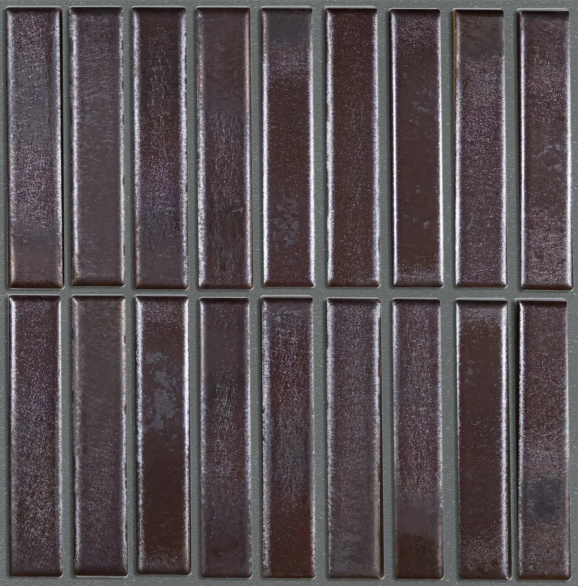Japanese ceramic wall tiles Nakaba in Night Cloud from Mittsu Japanese Tiles