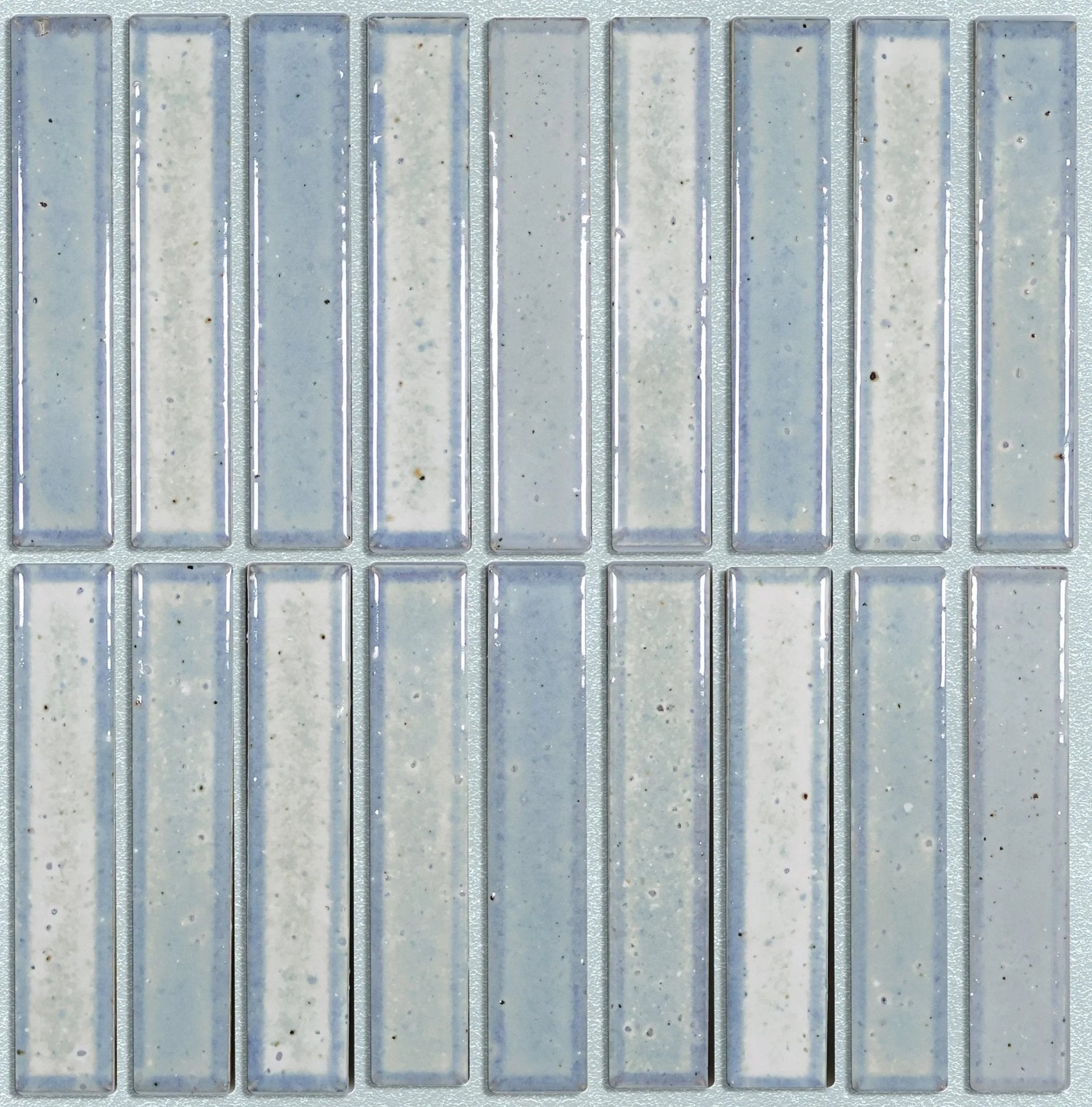 Japanese ceramic wall tiles Nakaba in Speckled White from Mittsu Japanese Tiles