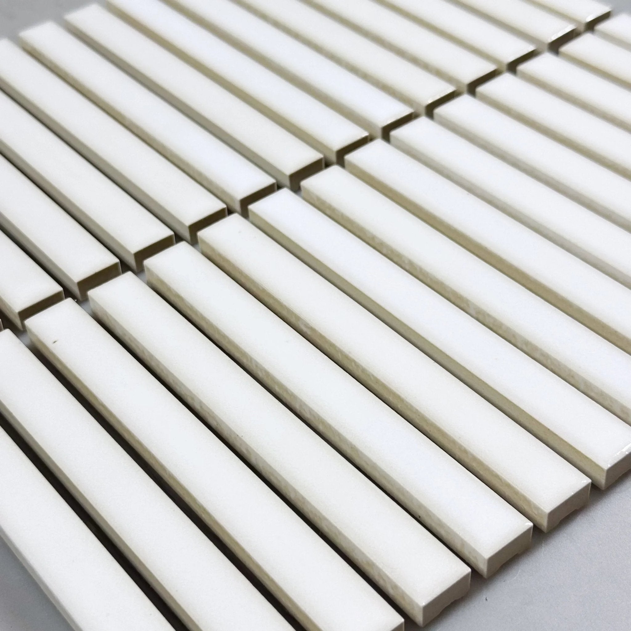 Japanese ceramic wall tiles Nigi Sample in Kinari from Mittsu Japanese Tiles