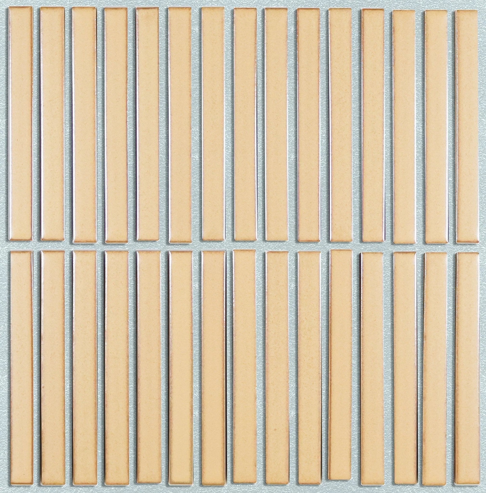 Japanese ceramic wall tiles Nigi Sample in Cha from Mittsu Japanese Tiles