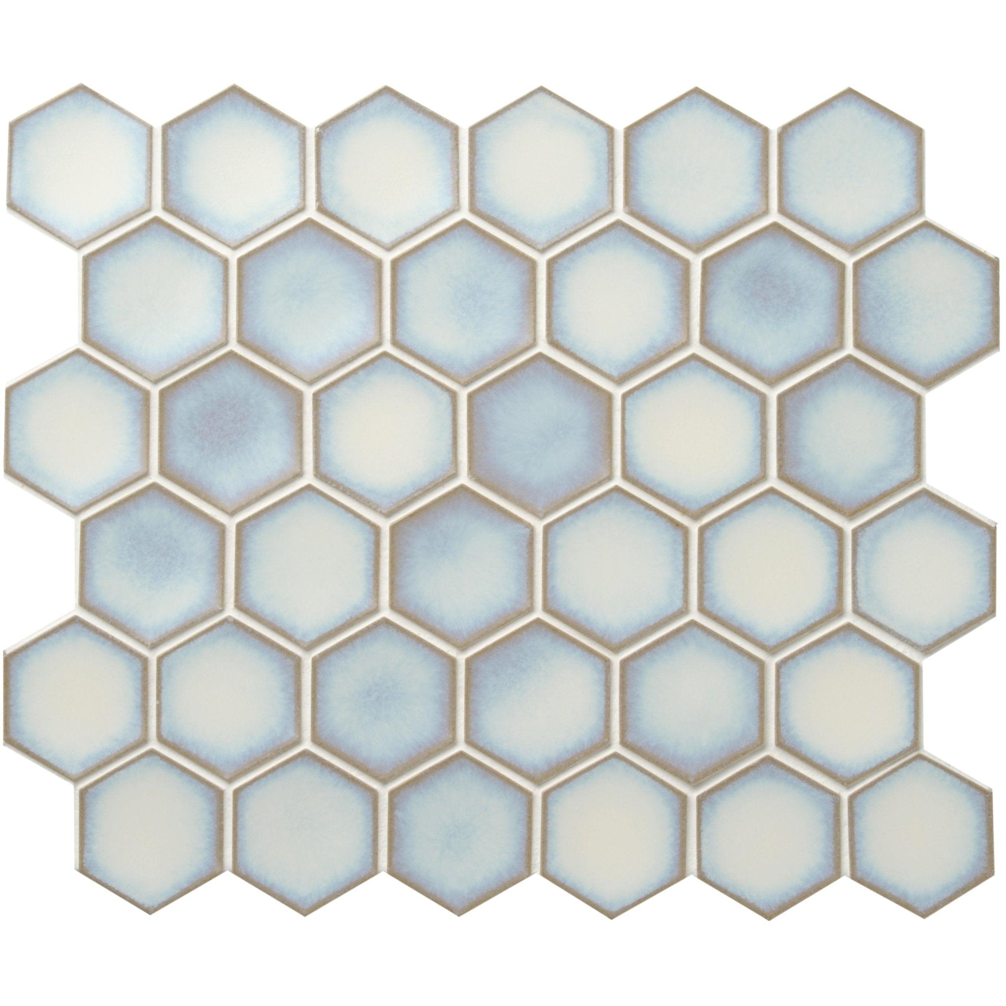 Japanese ceramic wall tiles Roku Sample in Deep White from Mittsu Japanese Tiles