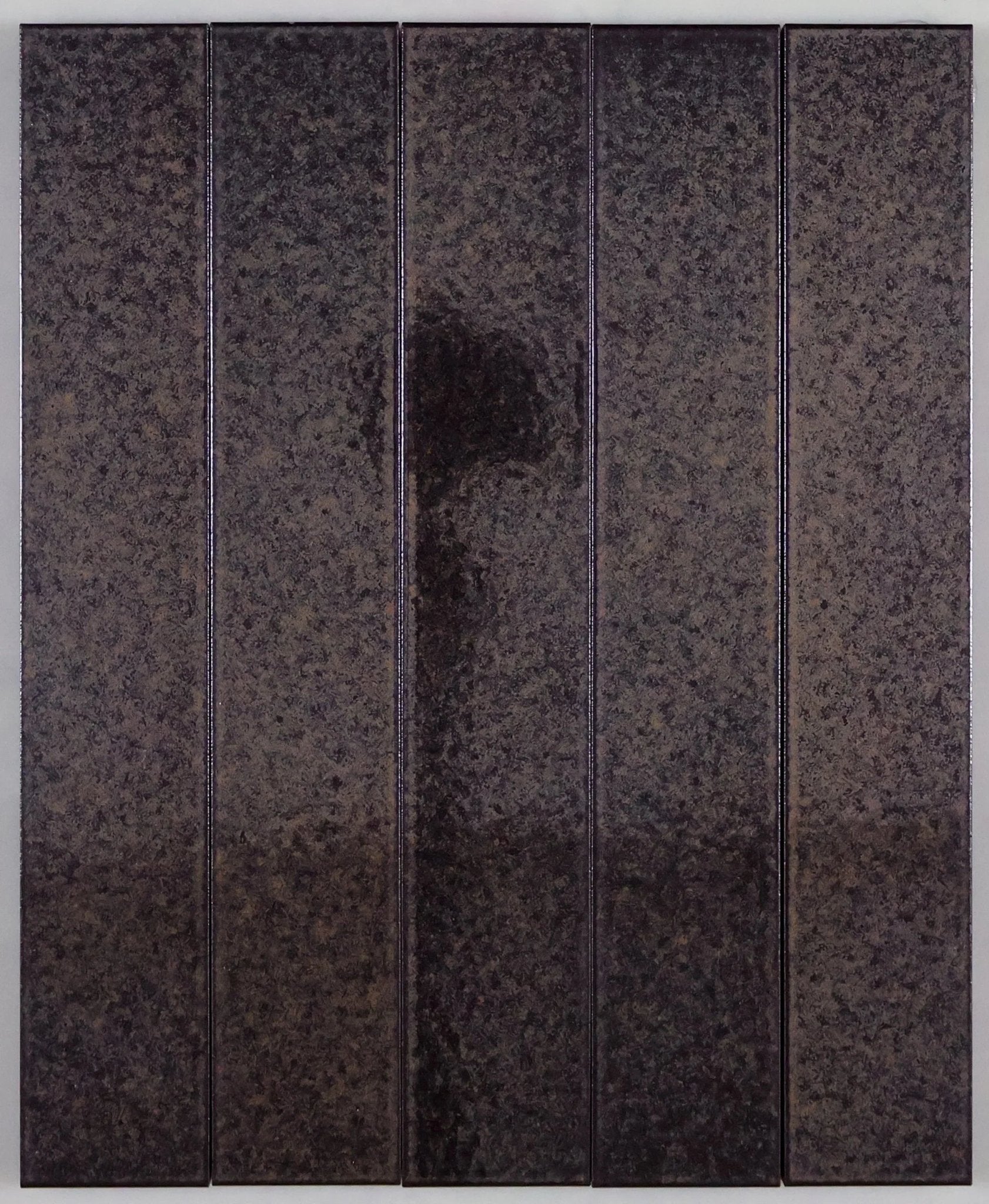 Japanese ceramic wall tiles Tsuyoi in Iron Ore from Mittsu Japanese Tiles