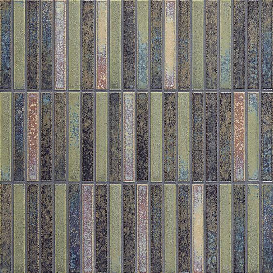 Japanese ceramic wall tiles Yohen in Gold from Mittsu Japanese Tiles