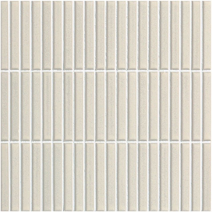 Japanese ceramic wall tiles Yohen Sample in Ivory from Mittsu Japanese Tiles
