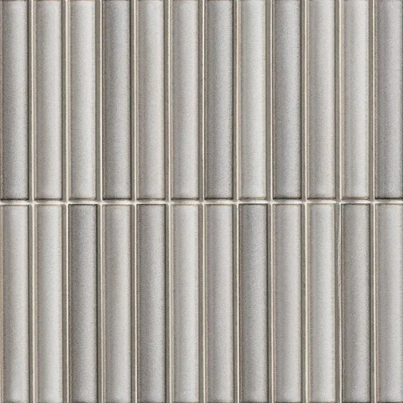 Japanese ceramic wall tiles Yukasumi Sample in Gray from Mittsu Japanese Tiles