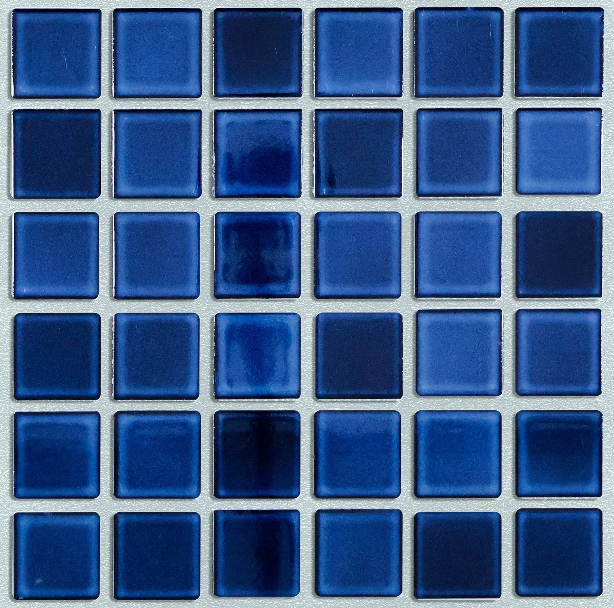 Japanese ceramic wall tiles Yuki Square Sample in Square 95 from Mittsu Japanese Tiles