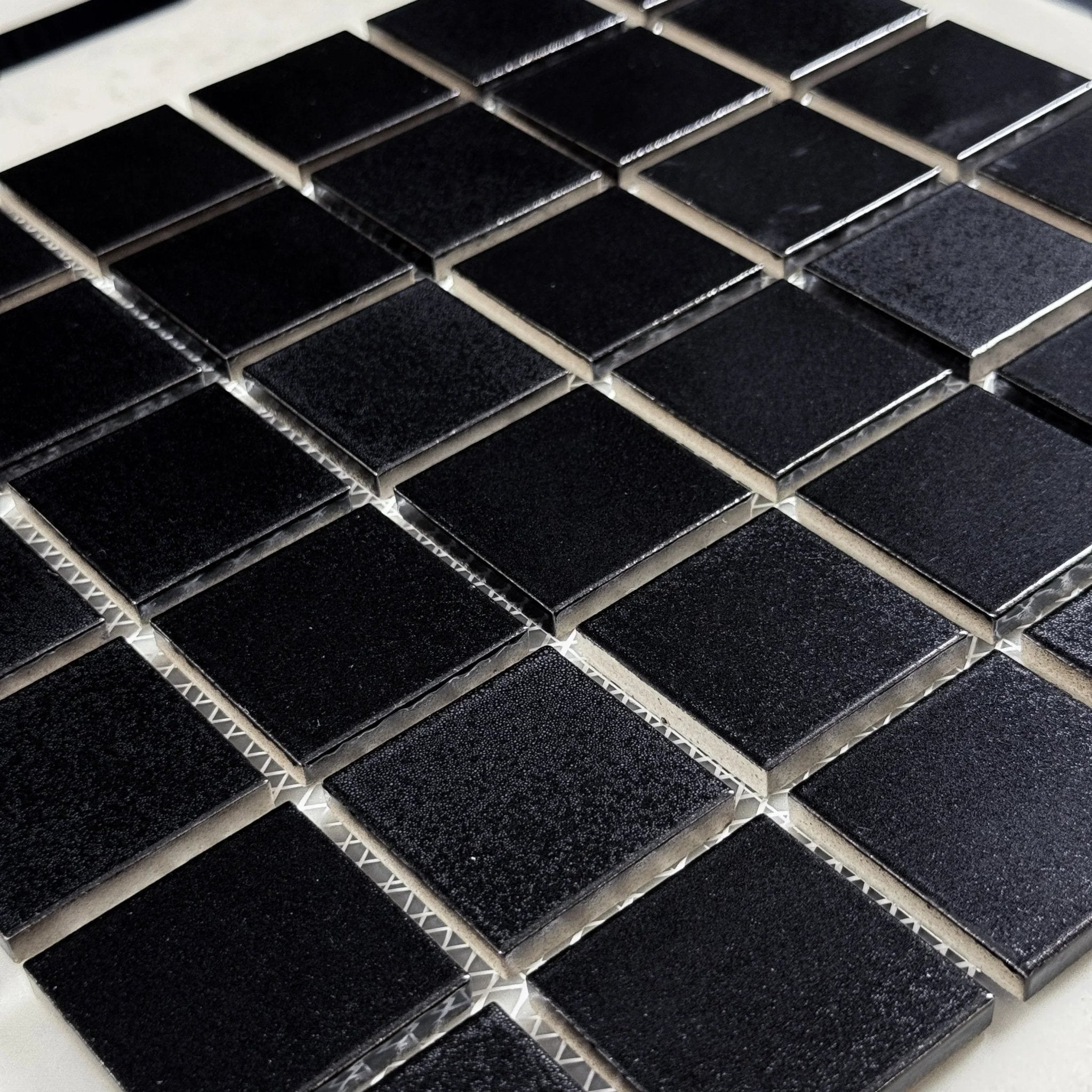 Japanese ceramic wall tiles Yuki Square Sample in Square 45 from Mittsu Japanese Tiles