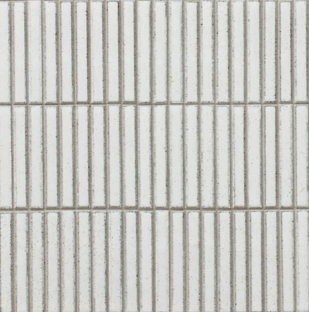 Japanese ceramic wall tiles Yohen Sample in Speckled White from Mittsu Japanese Tiles