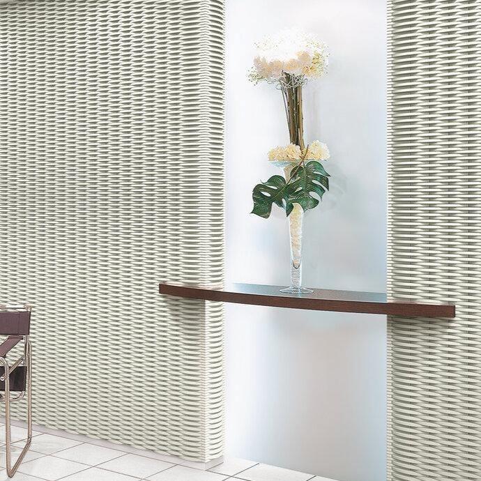 Japanese ceramic wall tiles Crescent in Black from Mittsu Japanese Tiles