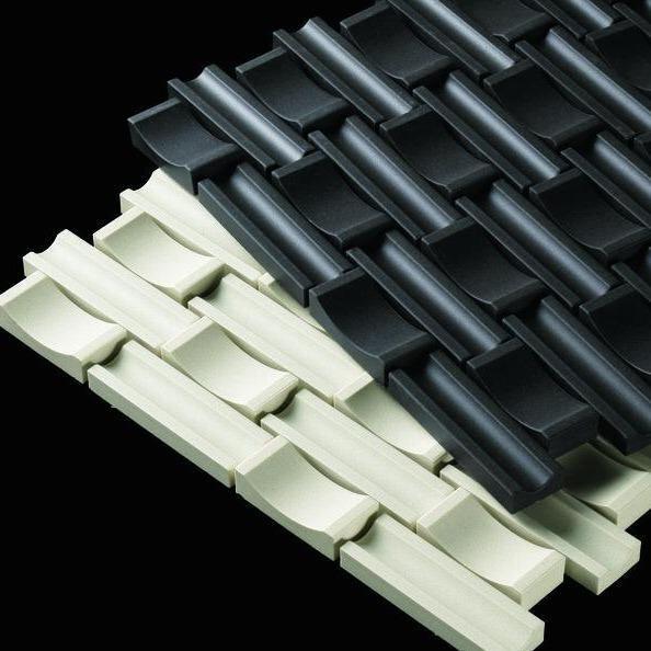 Crochet Japanese tile by INAX from Mittsu Japanese Tiles